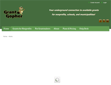 Tablet Screenshot of grantgopher.com